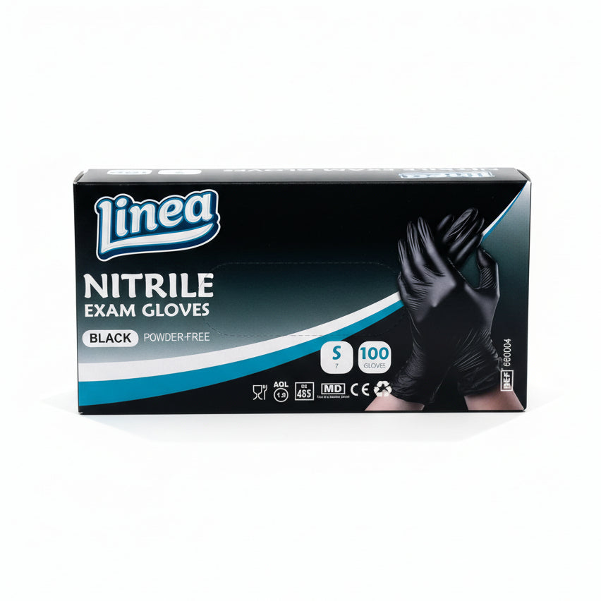 Nitril Rukavice Crne 100/1