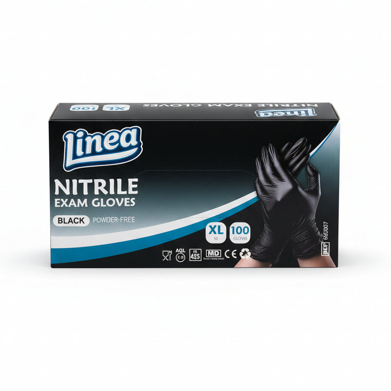 Nitril Rukavice Crne 100/1