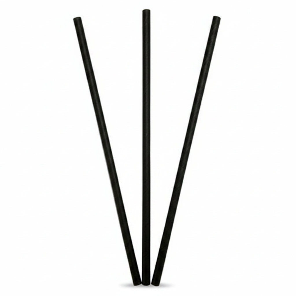 Višekratne crna slamke 50cm  Ø7mm 300/1