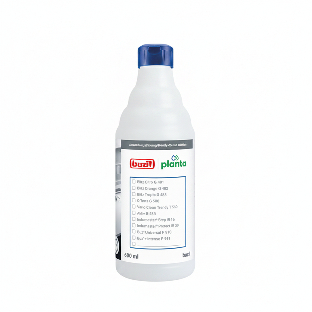 Buzil dozirna boca 600ml plava / crvena