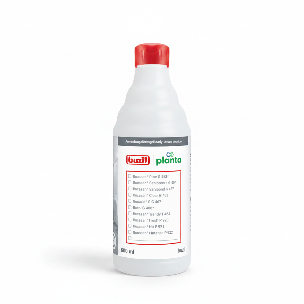 Buzil dozirna boca 600ml plava / crvena
