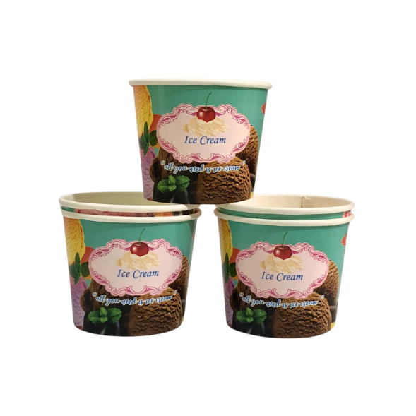 Papirnate Čašice Za Sladoled 140 Ml 50/1